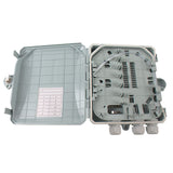 12 core fiber distribution box for 1x4 or 1x8 mini splitter