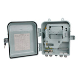 2 Port Fiber Cable Joint Box For FTTH Network, 16 Splices