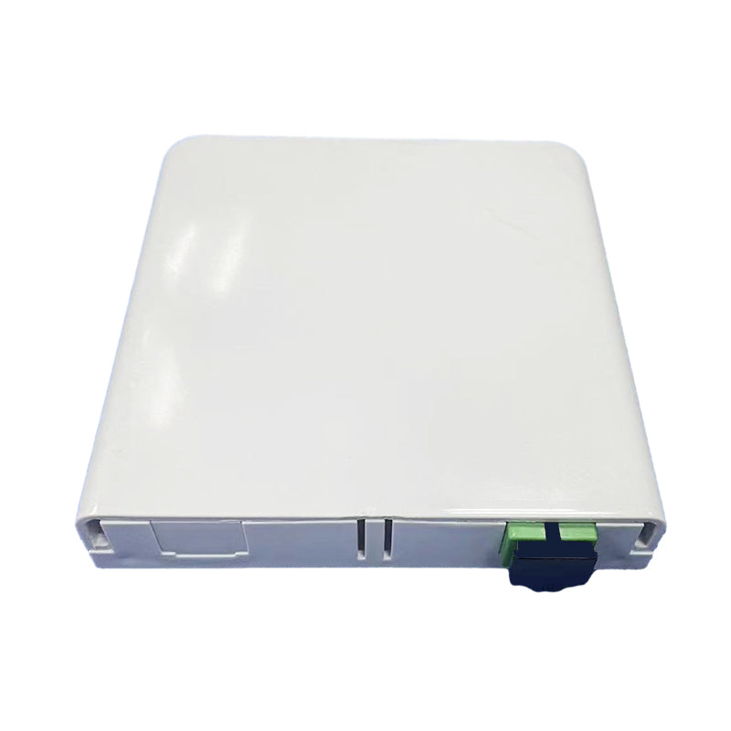 2 port fiber optic wall outlet plate for 2 cores splicing