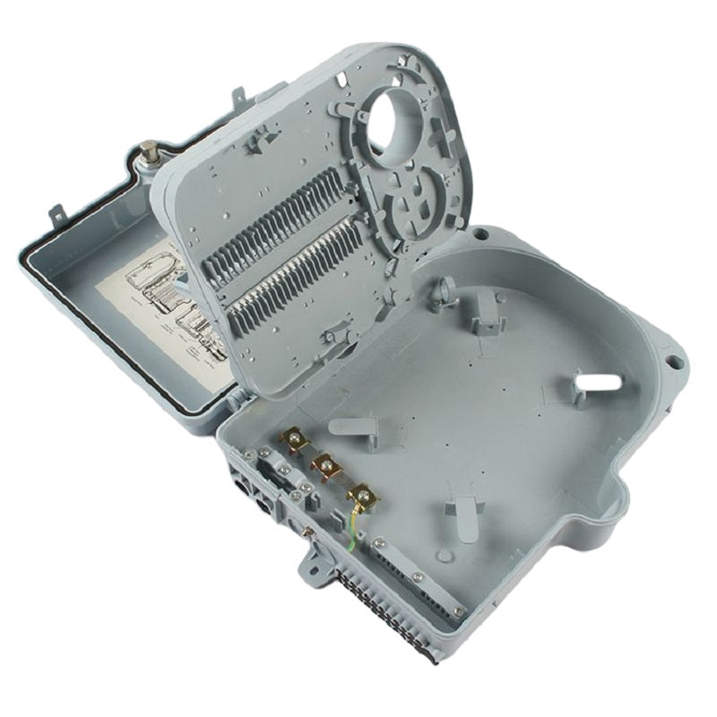 waterproof 24 core fiber distribution box for 1X16 plc splitter