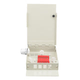 termination and optical cable protection||inside of 4 port fiber optic terminal box