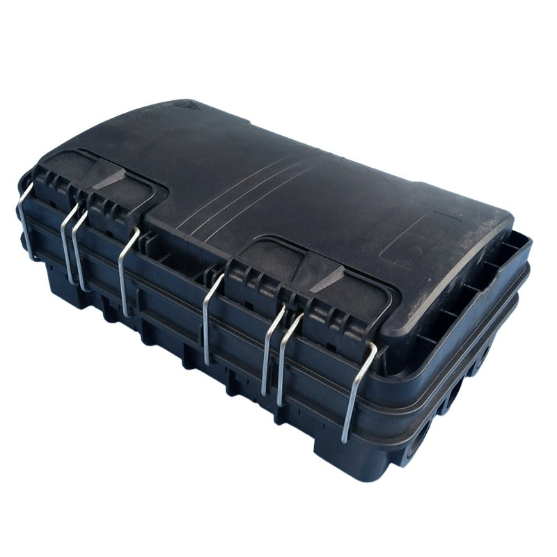 72 core inline fiber splice closure and fiber distribution box