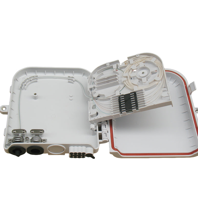 8 port fiber optic distribution box for 1x8 optical signal splitting