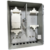 Outdoor  2 in 2 Out Fiber Distribution Box For 96 Cores Splice