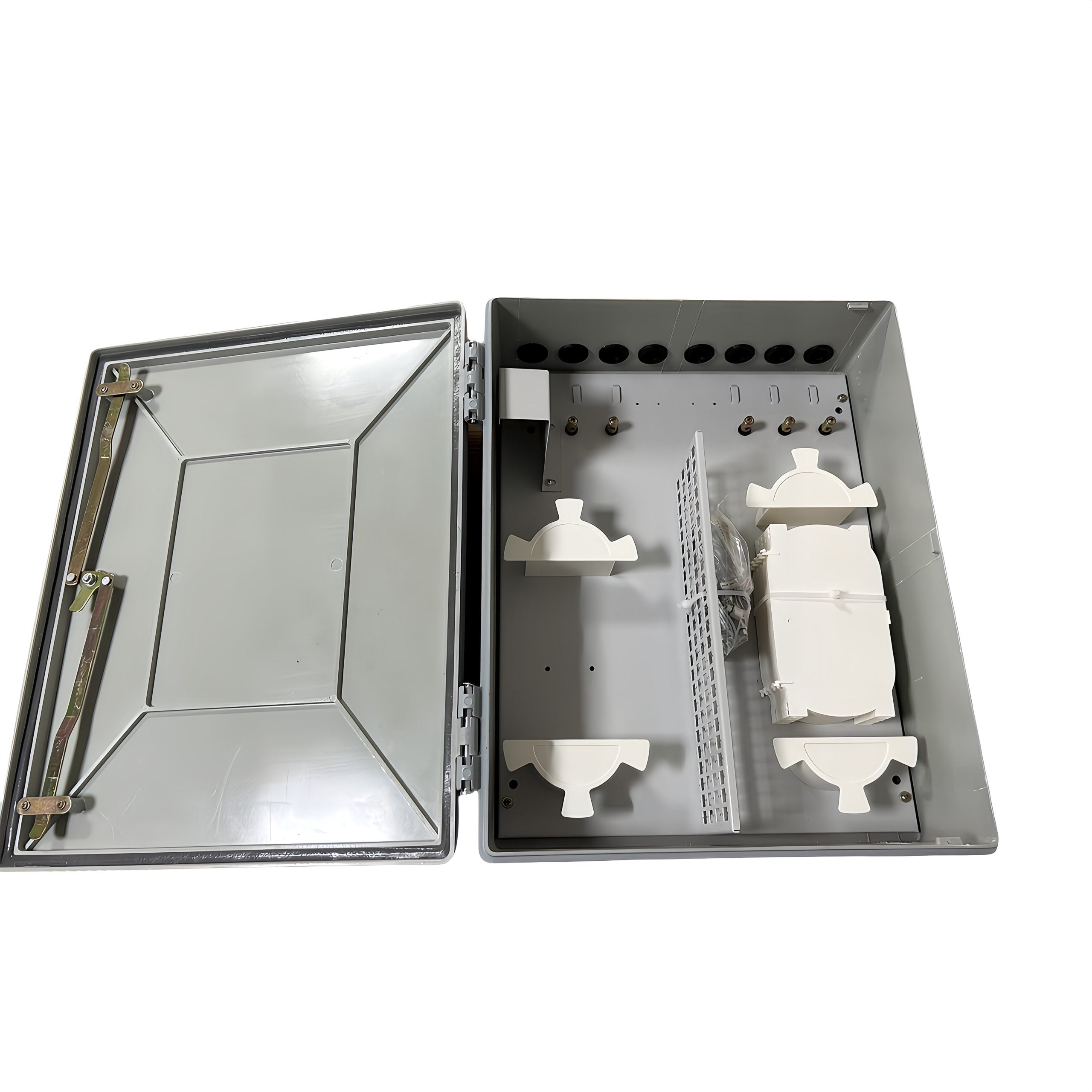Outdoor  2 in 2 Out Fiber Distribution Box For 96 Cores Splice