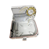 2 input 16 output port outdoor fiber optic splitter distribution box loaded with 1x16 blockless for 24 splices
