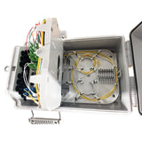 32 Port Fiber Optic Distribution Box, 72 Splices
