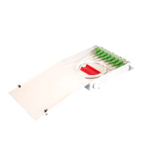 metal 16 port fiber termination box loaded 16 sc apc adapter for 16 splices