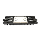 inline 2 in 2 in out fiber splice enclosure with 4 pcs splice tray for 96 cores splicing