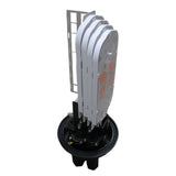 dome 3 in 3 out fiber optic splice enclosure with 4 splice tray for installing 1：32 plc splitter and 96 cores splice
