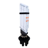 dome 1 in 4 out 144 cores fiber splice enclosure with 6 splice tray for optica fibre cable joint