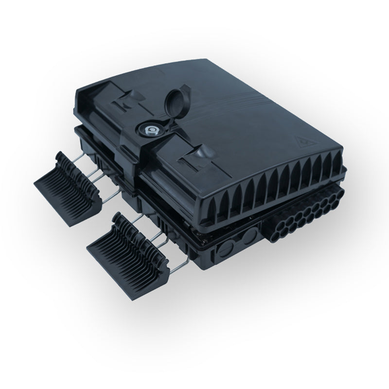 2 in 16 out outdoor fiber termination box for 24 splices