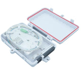 fiber distribution box for 1X4 mini splitter and 8 cores termination