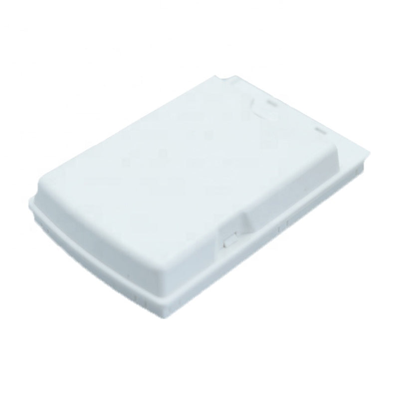 Caja de terminación de fibra óptica para montaje en pared con 2 salidas y empalme de 2 núcleos