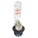 6 in 6 out vertical fiber splice enclosure for 144 cores splicing
